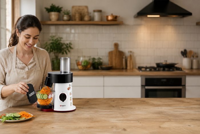 Slicing Shredding Disc Electric Vegetable Shredder Salad Maker Kitchen